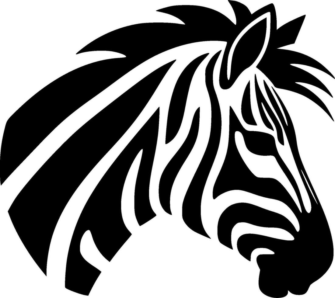 Zebra - High Quality Vector Logo - Vector illustration ideal for T-shirt graphic