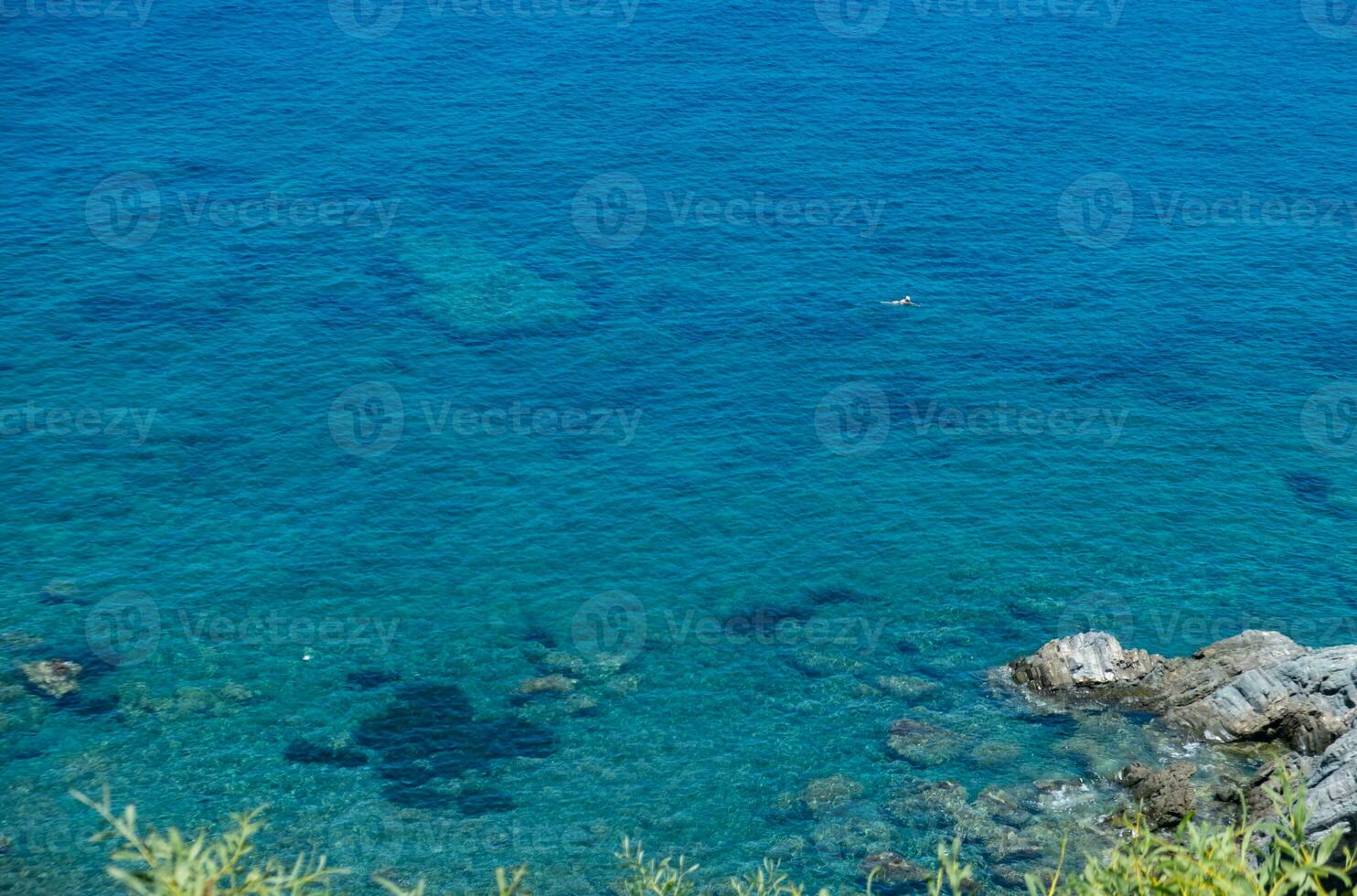 Beautiful seascape of Pomos village in Cyprus photo