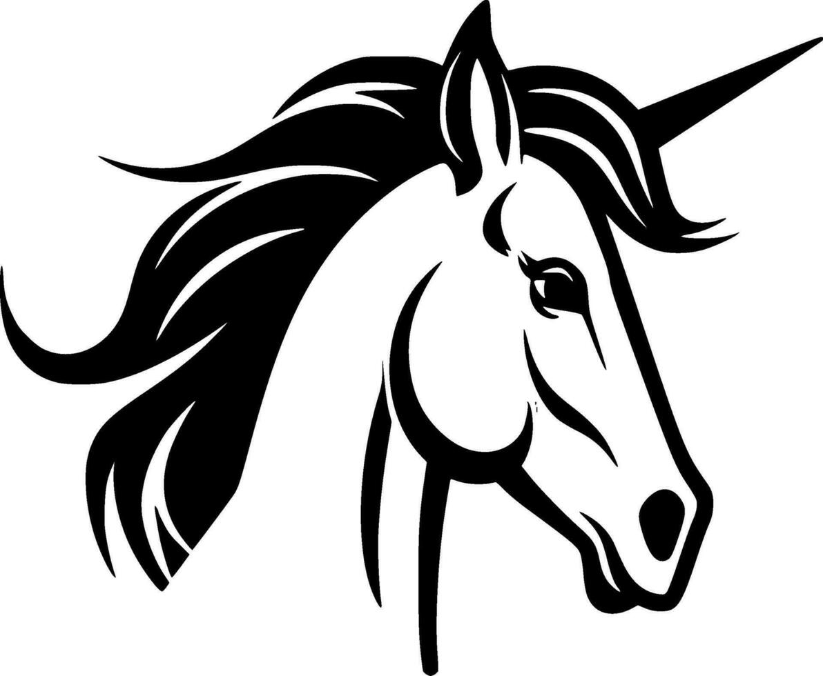 Unicorn - High Quality Vector Logo - Vector illustration ideal for T-shirt graphic