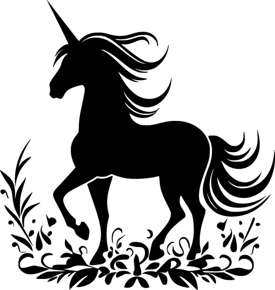 Unicorn - High Quality Vector Logo - Vector illustration ideal for T-shirt graphic