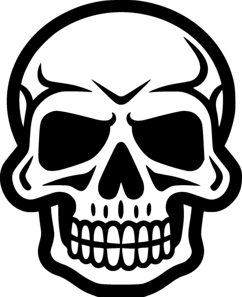 Skull - High Quality Vector Logo - Vector illustration ideal for T-shirt graphic