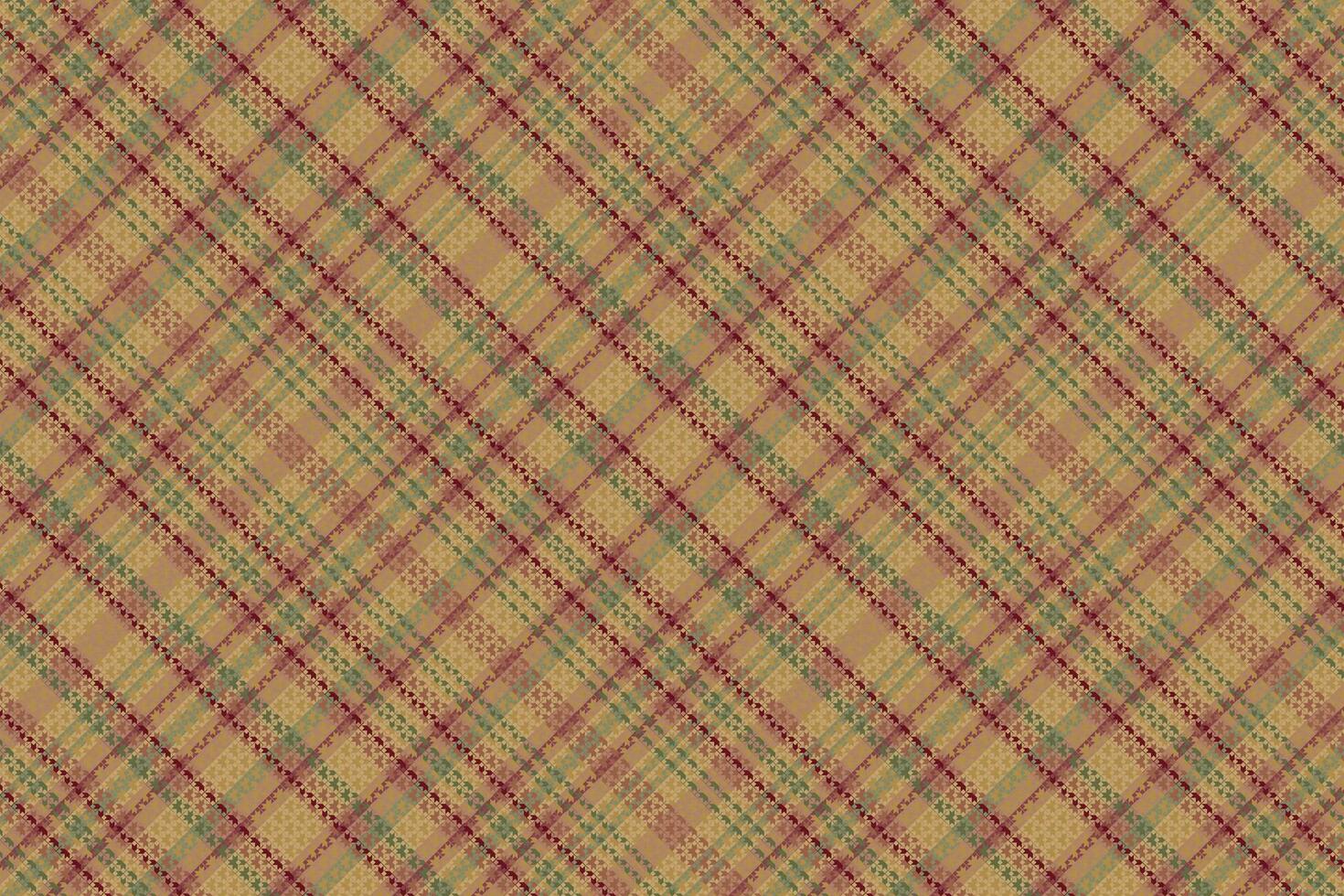 Tartan plaid pattern with texture and nature color. vector