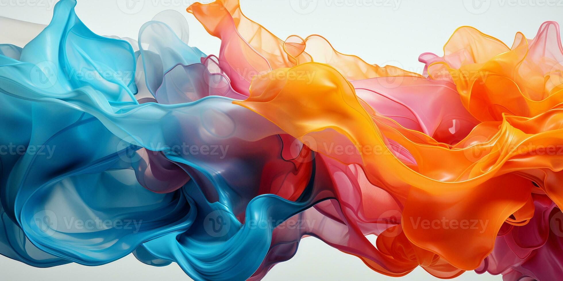 Abstract colorful Graphic motion on background, creative waves of gradient color smoke and liquid photo