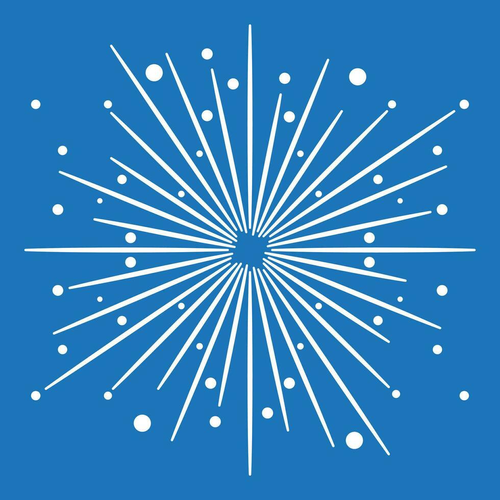 Cute cartoon design vector fireworks explosion. fireworks element set for party decoration