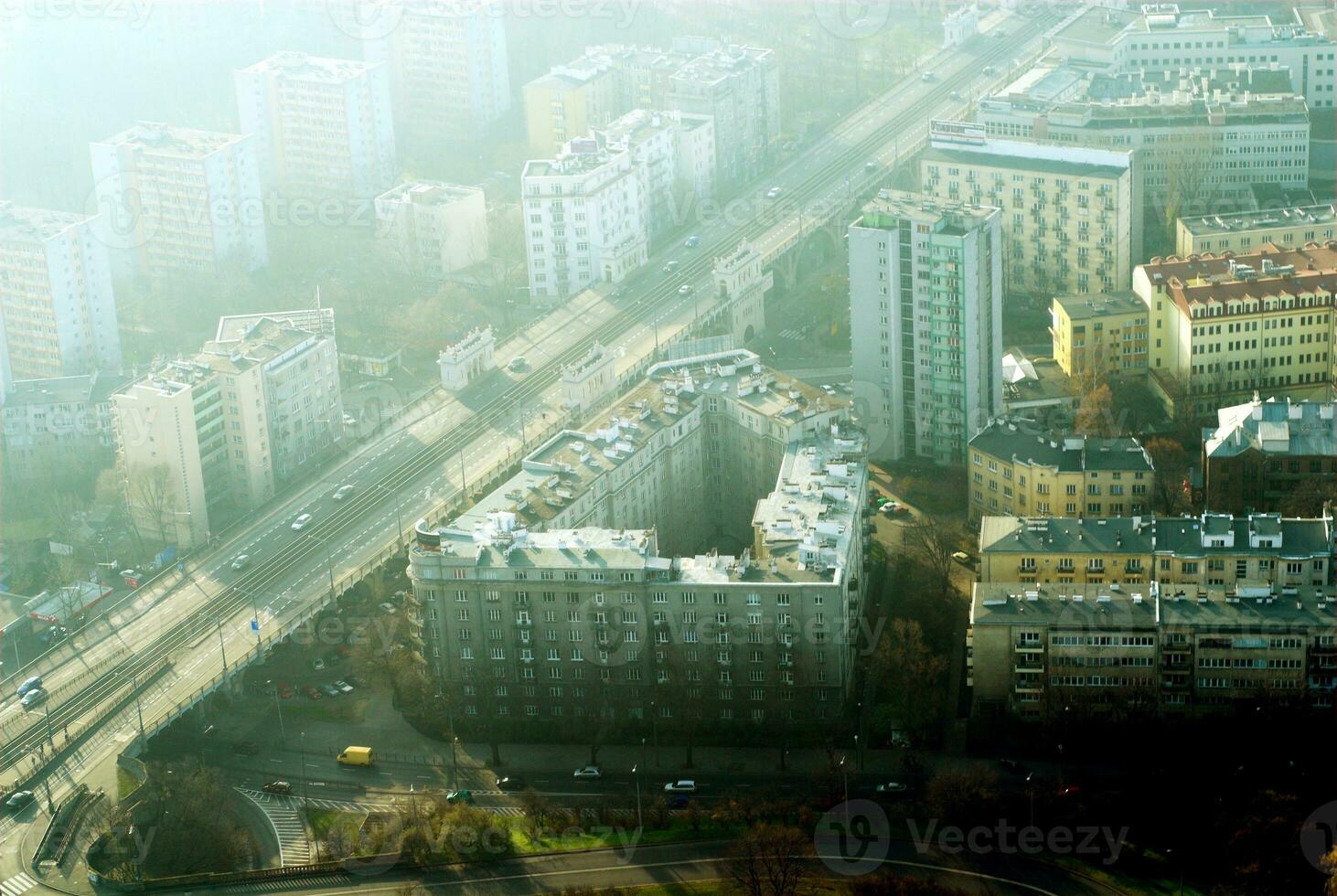 PANORAMA OF WARSAW photo