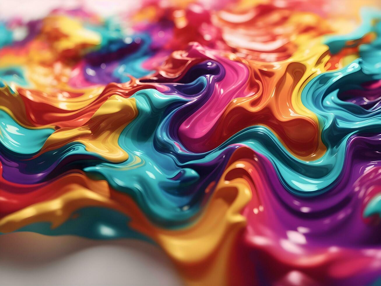 Abstract Colourful gradient background for design Generative Ai photo