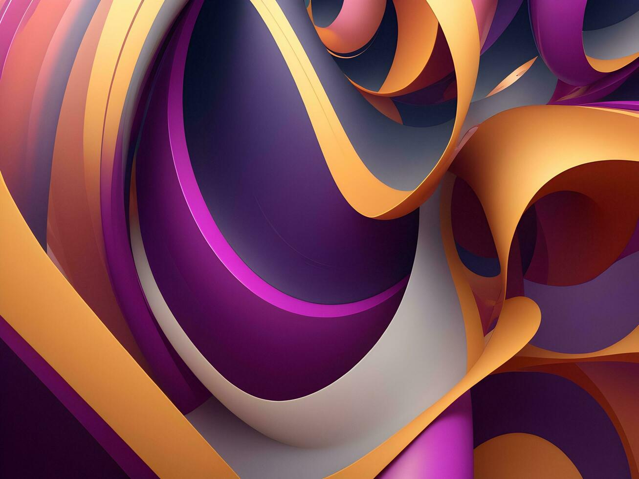 Abstract Colourful gradient background for design Generative Ai photo