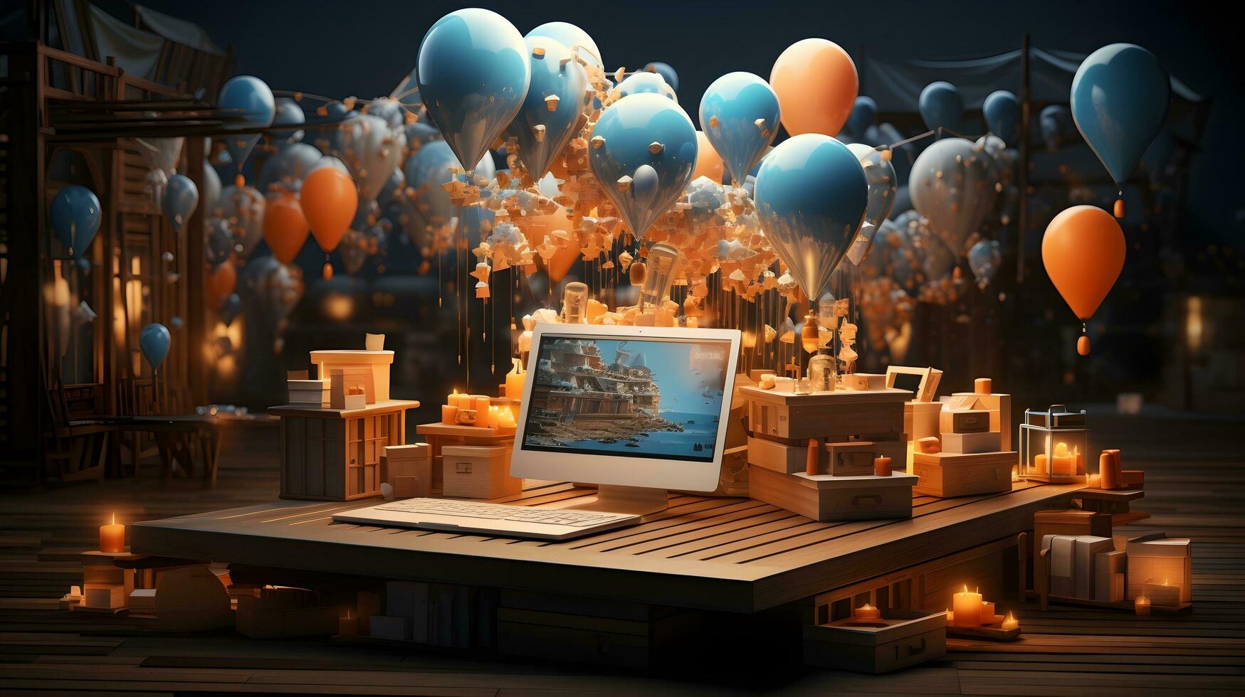 Unleashing Global Sales with E-Commerce Platforms. AI Generated photo