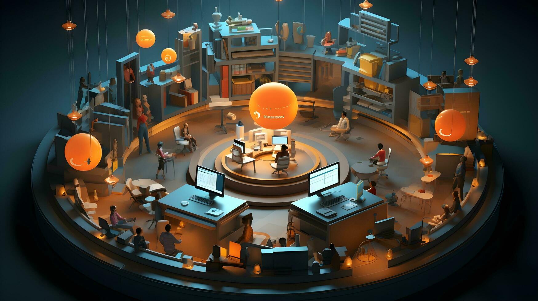Elevate Customer Engagement with CRM Software Solutions. AI Generated photo