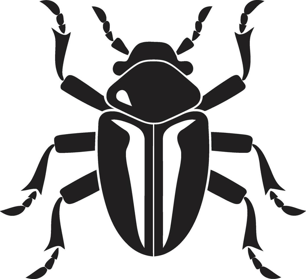 Beetle Heraldic Symbol Beetle Tribe Crest vector