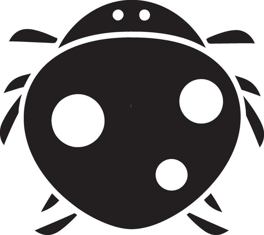 Elegant Ladybug Profile Graphic Design Tiny Marvel Ladybug Logo vector