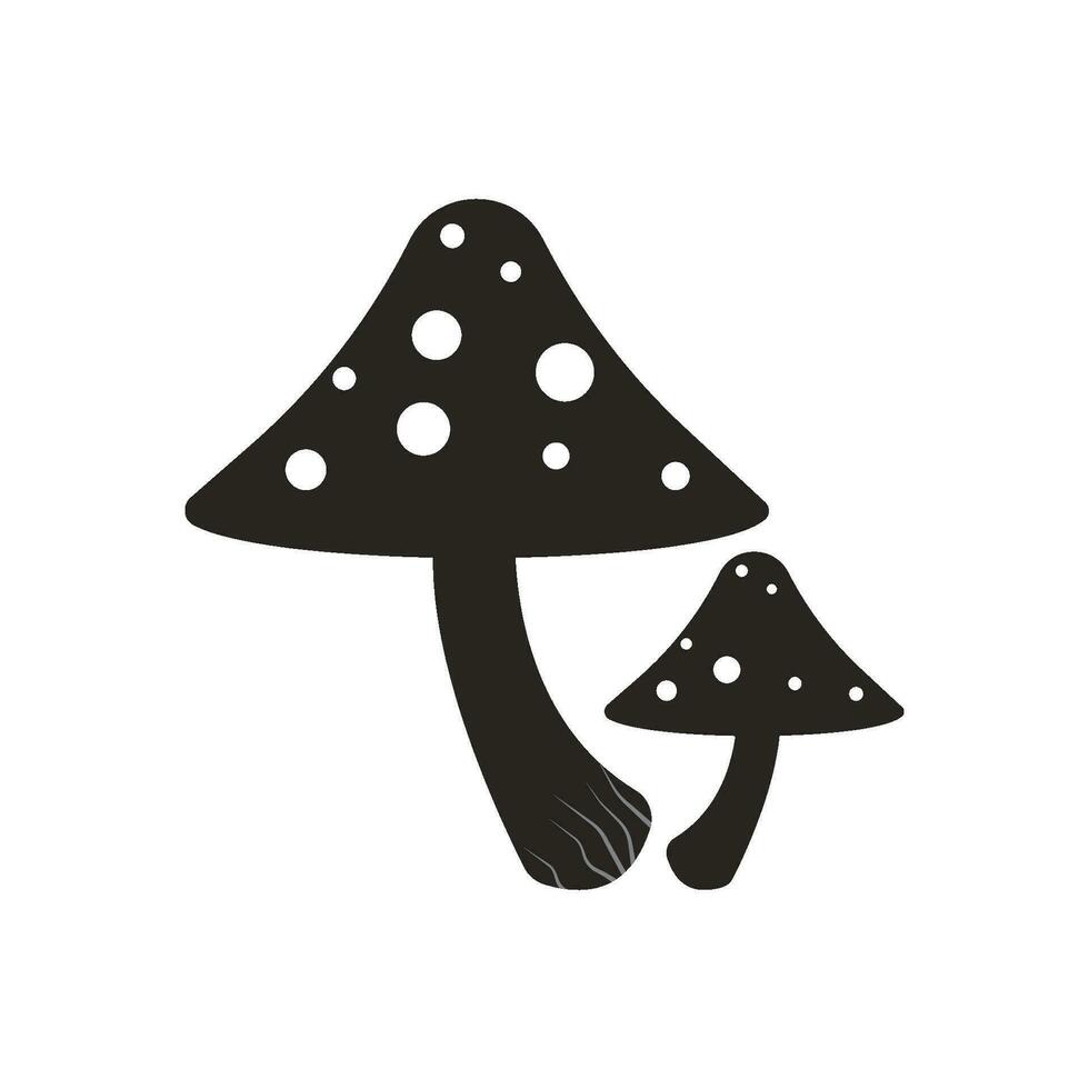 Mushroom icon vector