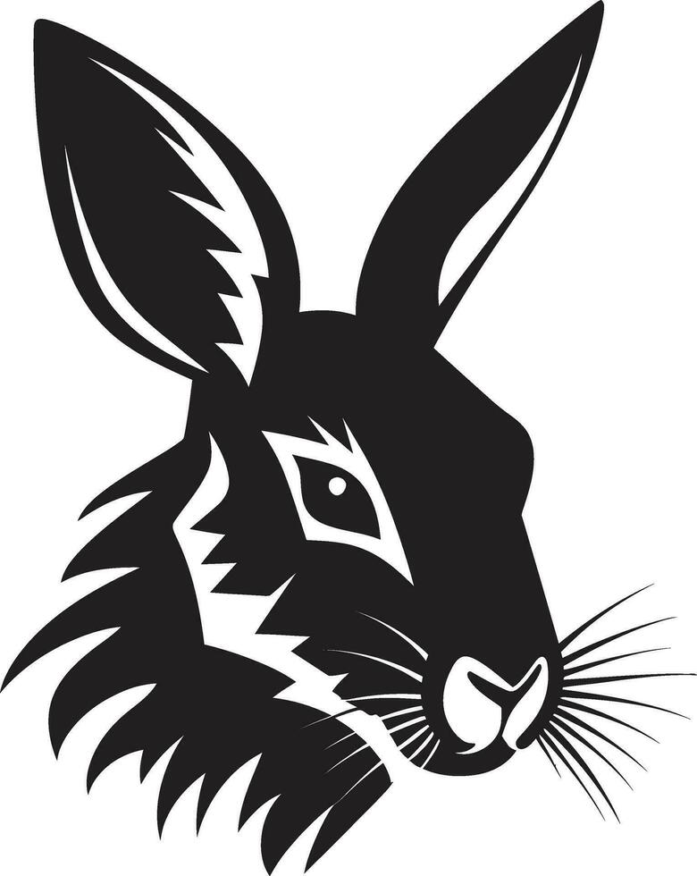 Black Hare Vector Logo A Timeless and Classic Logo for Your Business Black Hare Vector Logo A Bold and Striking Logo for Your Company