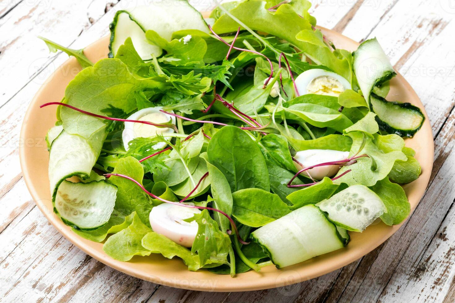 Healthy vegetarian salad photo