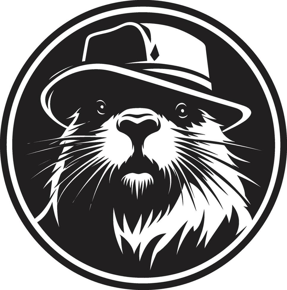 Beaver Dynasty Seal King of the Beavers vector