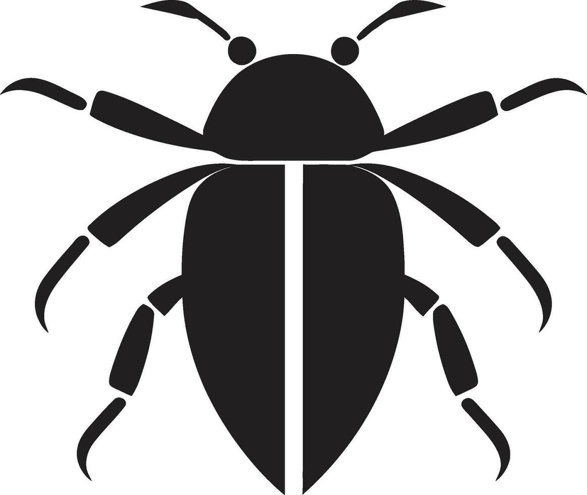 Crawling Bug Insignia Insect Kingdom Crest vector