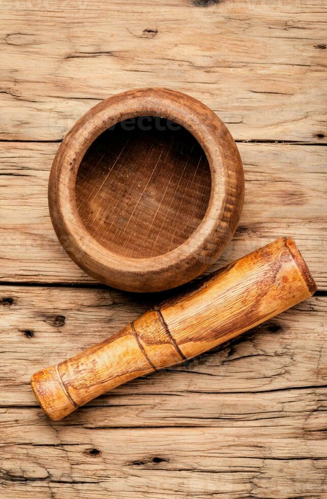 Mortar and pestle photo