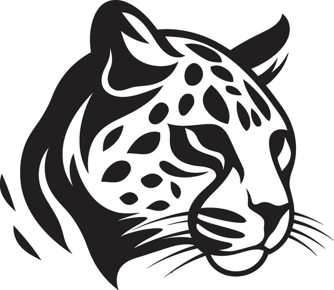 Silent Roar Ocelot Heraldry in Vector Sculpted Beauty Vector Ocelot Icon