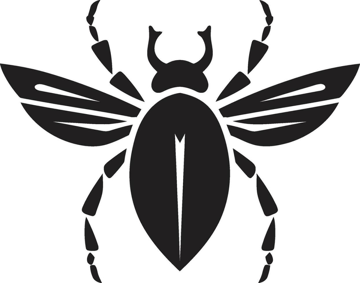 Black Vector Aphid Icon A Timeless Mark of Distinction Aphid in Black Vector Artistry Redefined