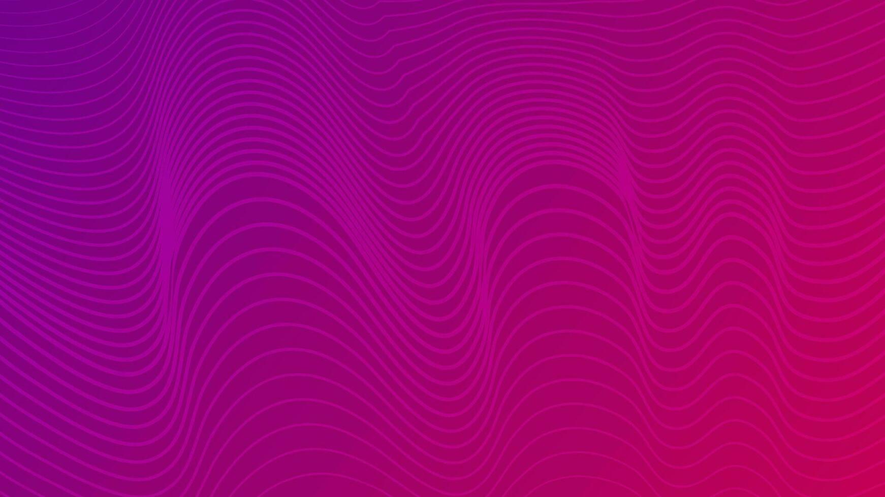 Modern colorful gradient background with wavy lines vector