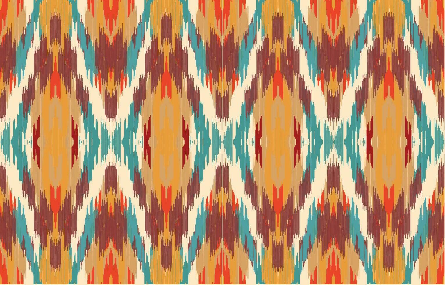 Ethnic abstract ikat art. Aztec ornament print. geometric ethnic pattern seamless  color oriental.  Design for background ,curtain, carpet, wallpaper, clothing, wrapping, Batik, vector illustration.