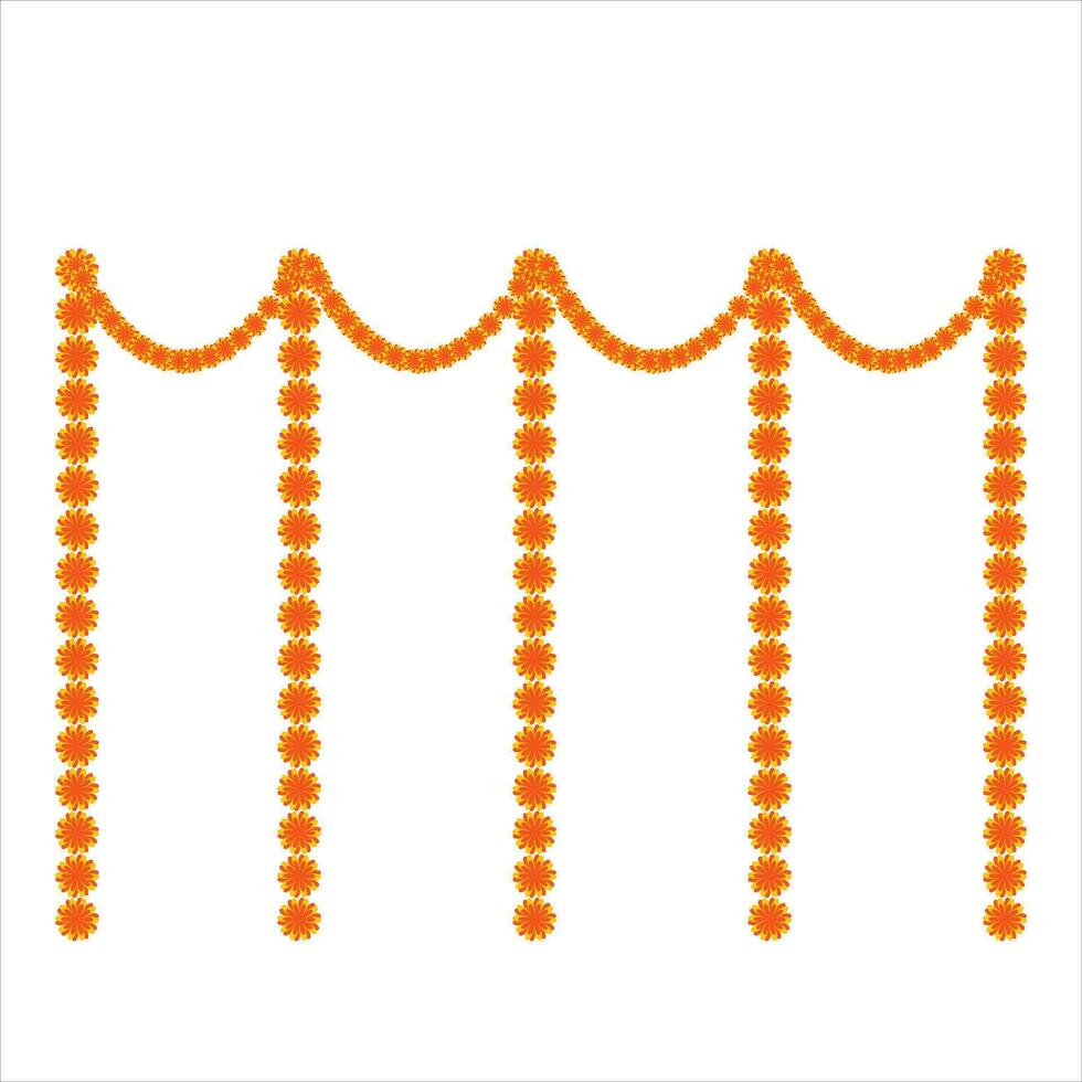 Diwali Home Decoration Toran Illustration Trends vector