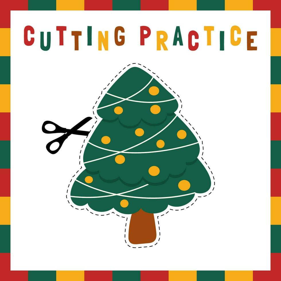 Christmas Cutting 3 vector