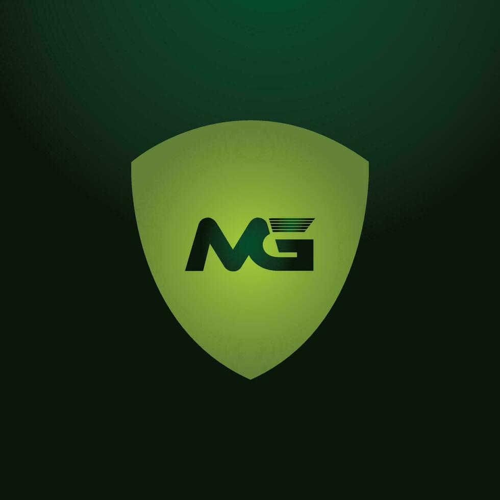 MG, GM Alphabets Letters Logo Monogram vector