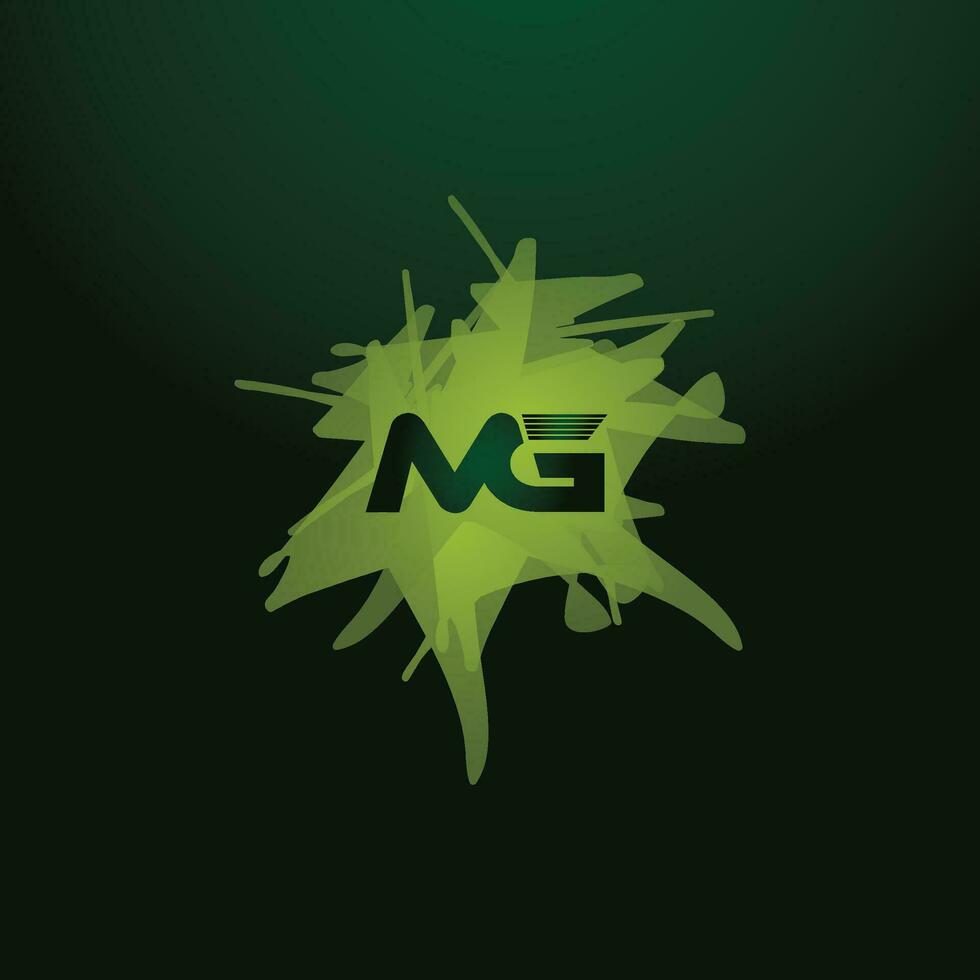 MG, GM Alphabets Letters Logo Monogram vector