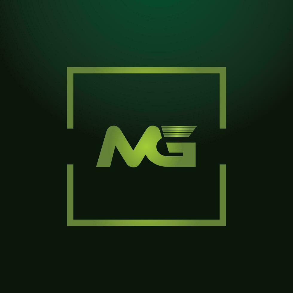 MG, GM Alphabets Letters Logo Monogram vector