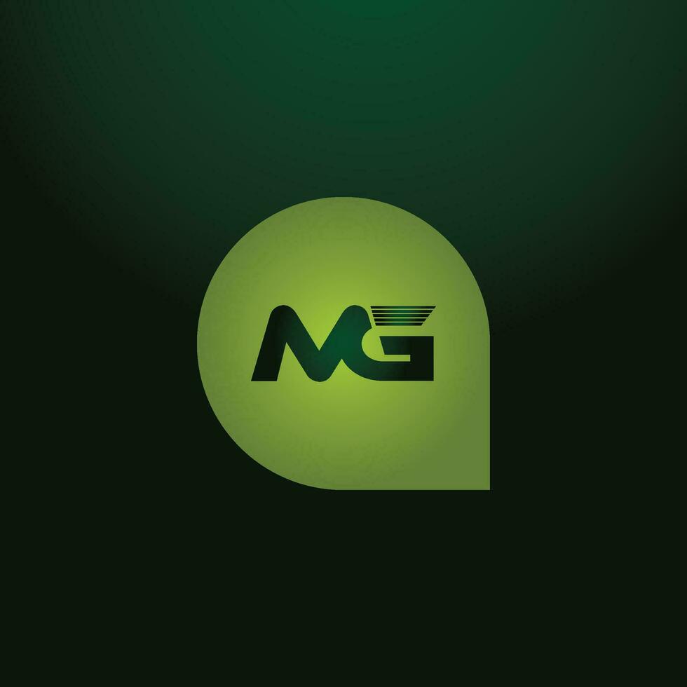 MG, GM Alphabets Letters Logo Monogram vector
