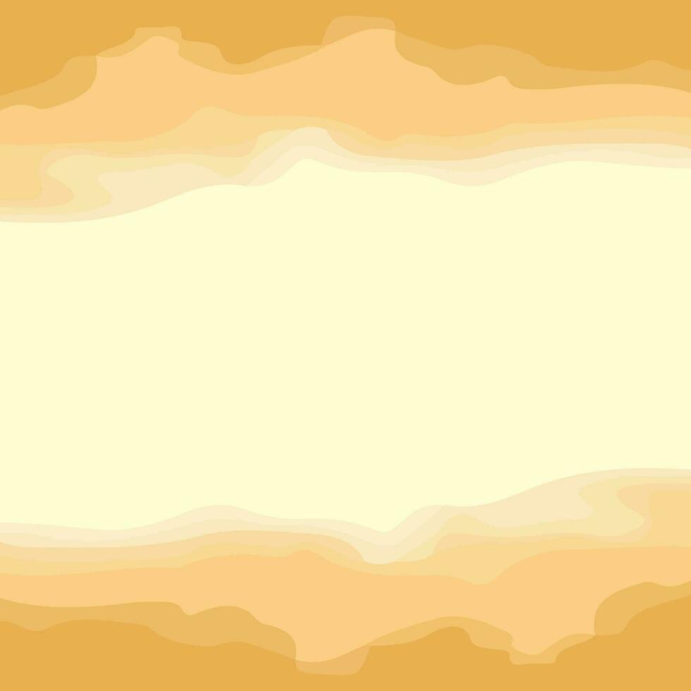 Aesthetic abstract art with a combination of shapes and brown colors. Suitable for background and poster vector