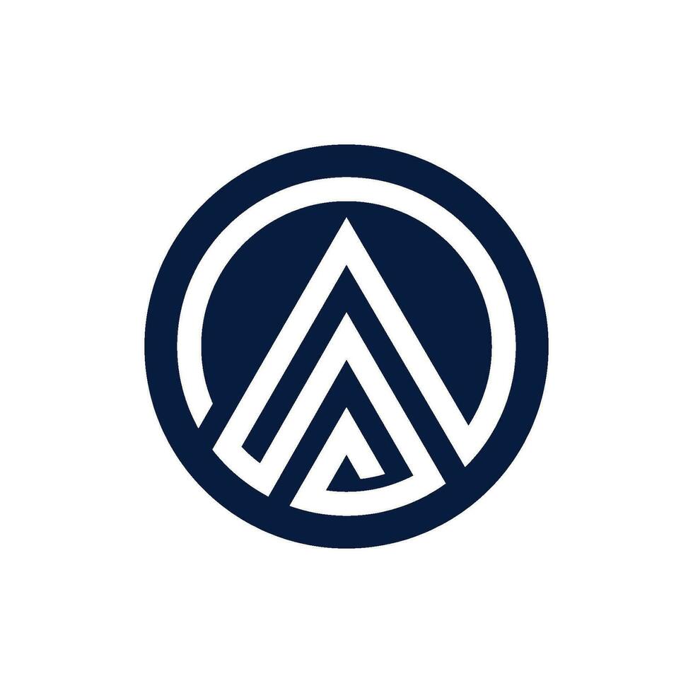 A Letter icon Template vector