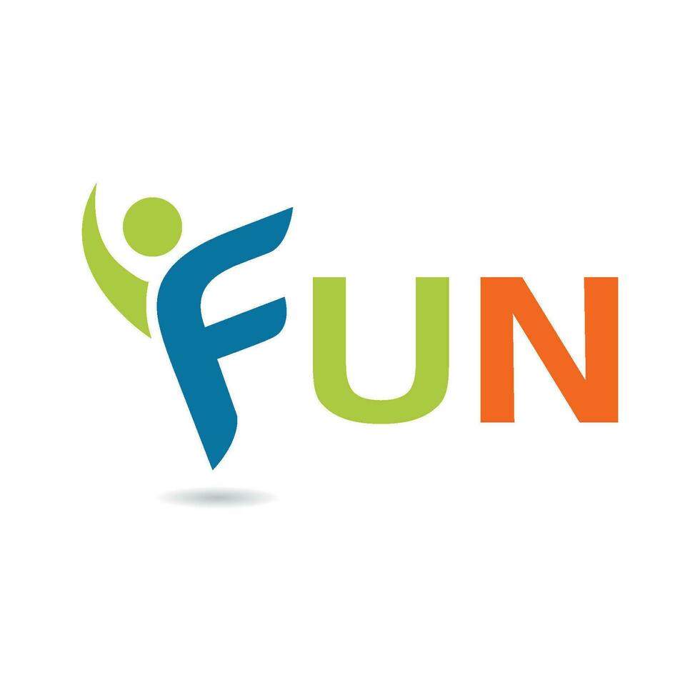 Human character logo sign vector