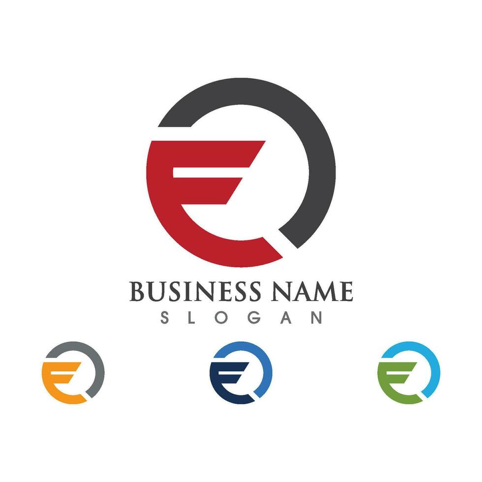 F Letter icon vector Illustration design template
