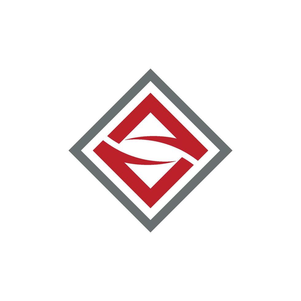 S or Z Letter icon vector illustration design template