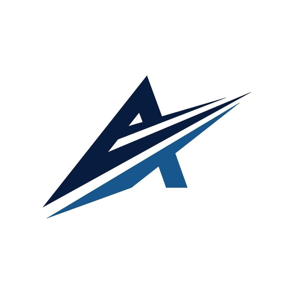 A Letter icon Template vector