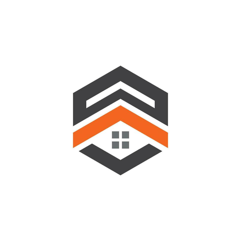 Property and Construction Logo design vector