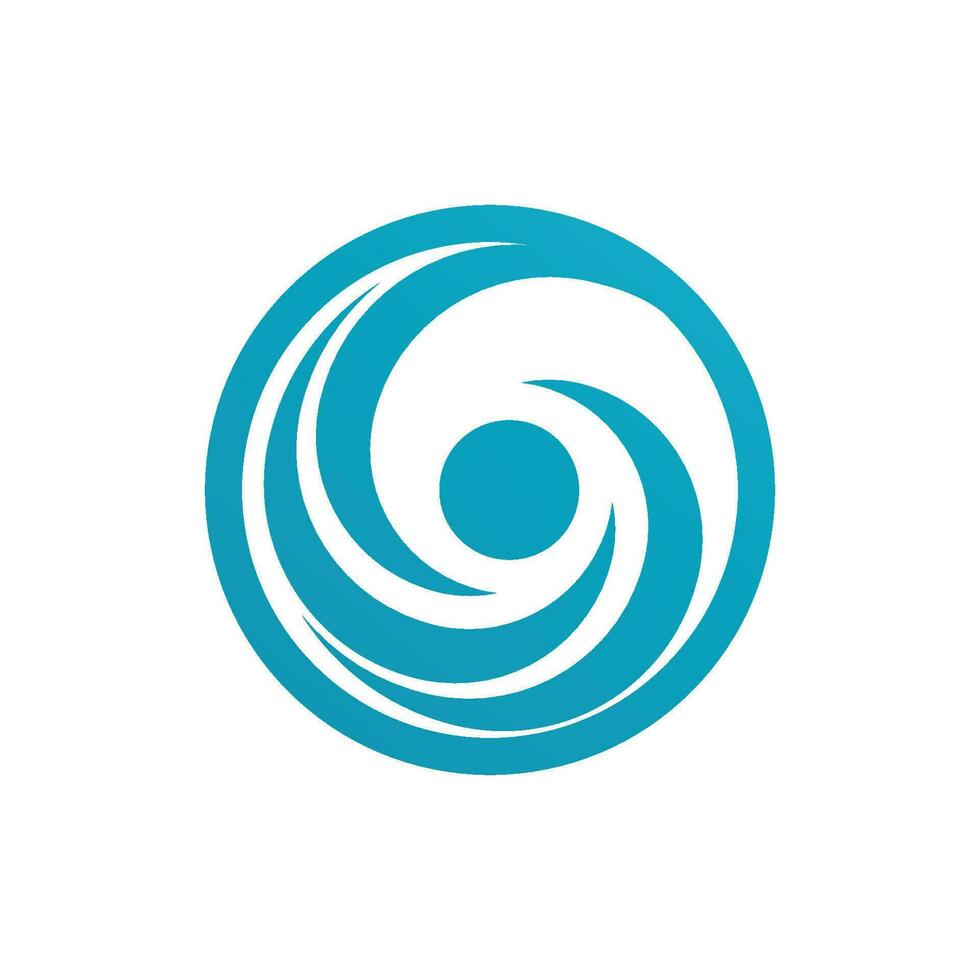 Water wave icon vector