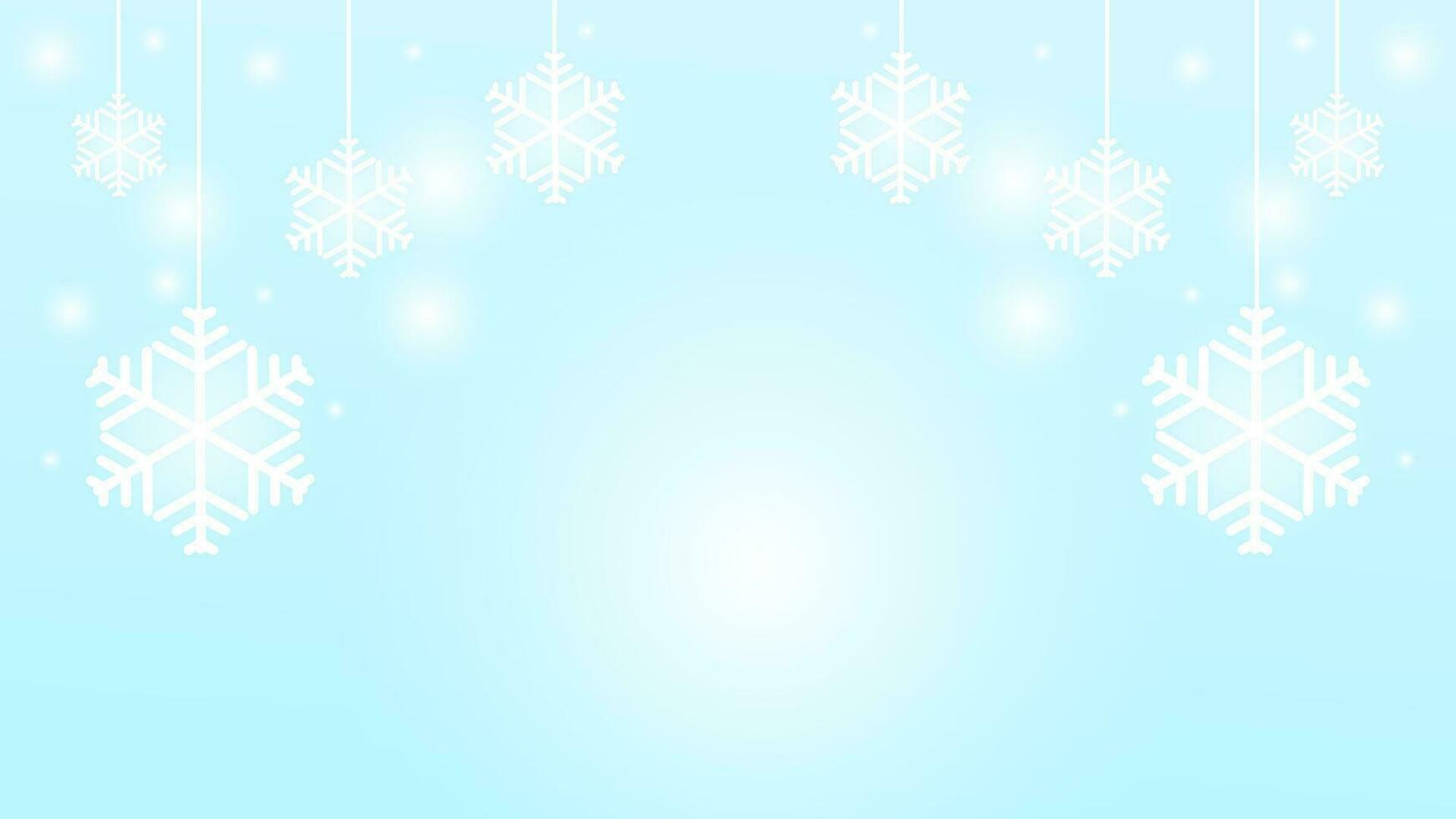 invierno antecedentes modelo con copo de nieve partículas adecuado para bandera, póster, anuncio publicitario, folleto. vector ilustración