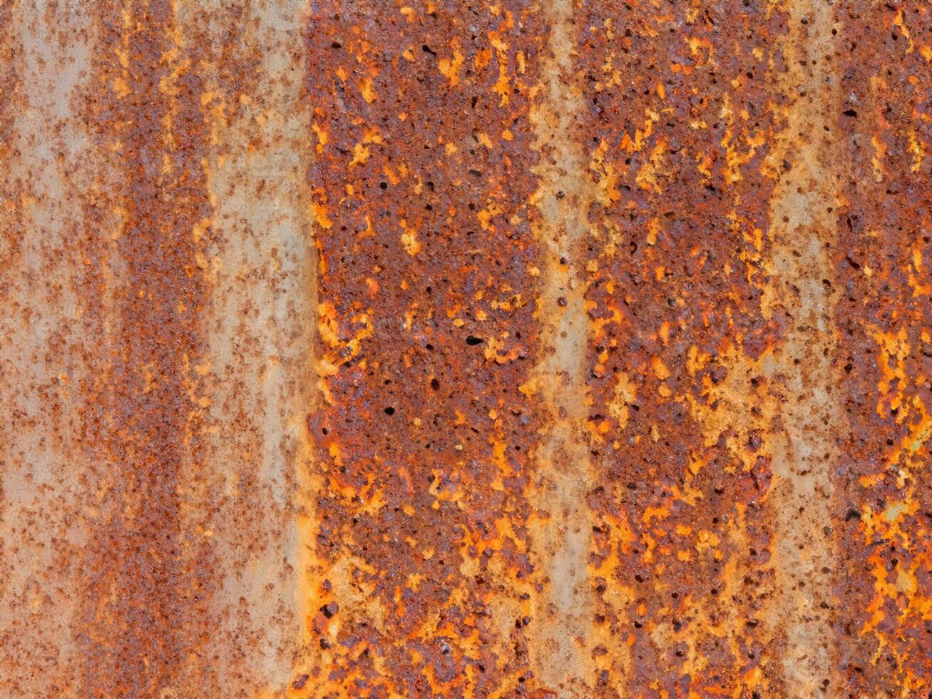 rusty metal background with rusty iron photo