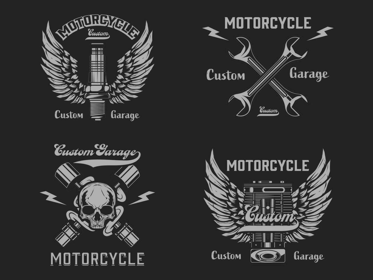 motocicleta camiseta diseño, motocicleta Clásico gráficos vector