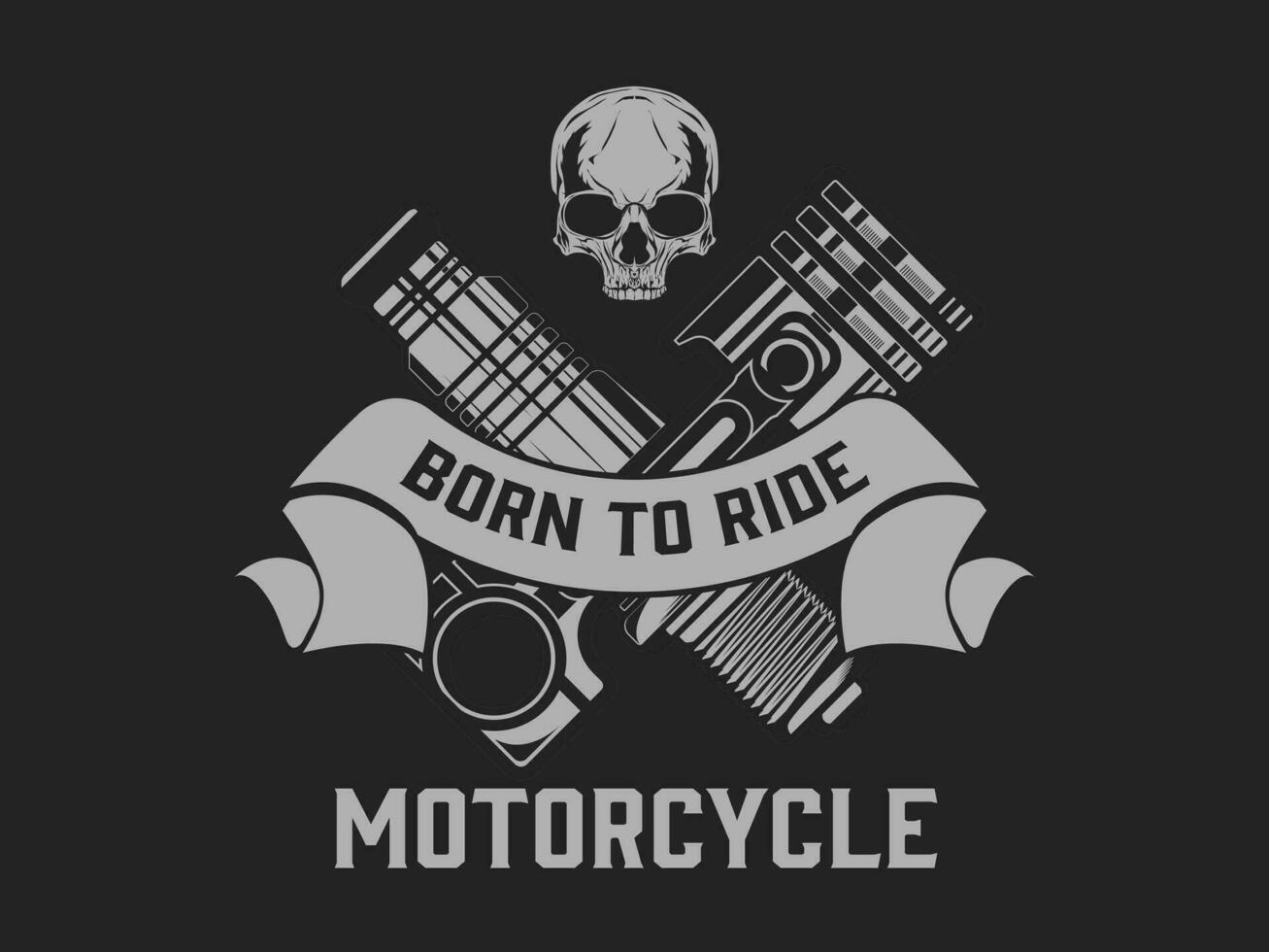 motocicleta camiseta diseño, motocicleta Clásico gráficos vector