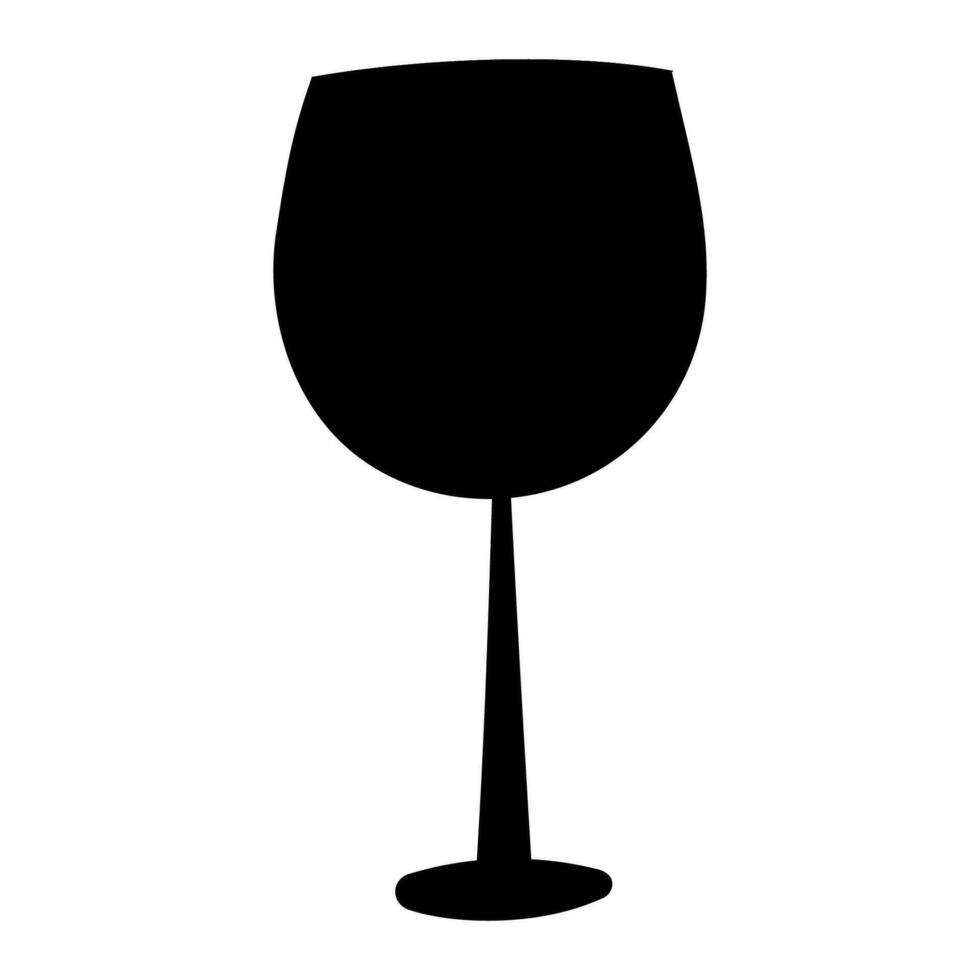 glass transparent black wine france dinner lunch vector