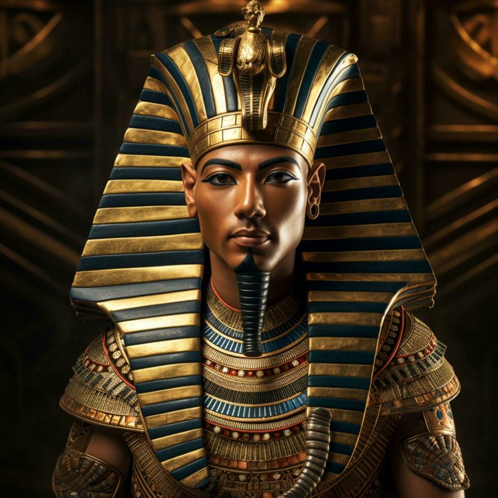 golden pharaoh photos illustration