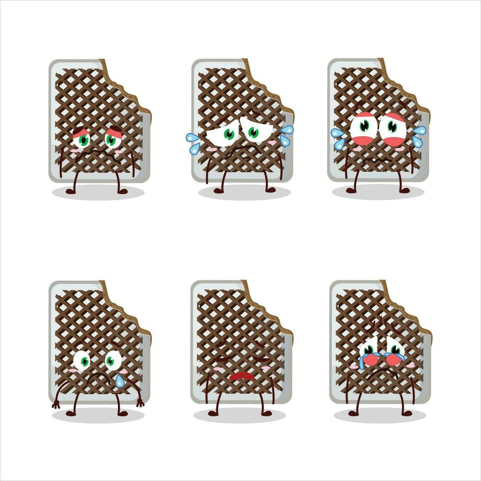 O'tacos food cartoon character with sad expression vector