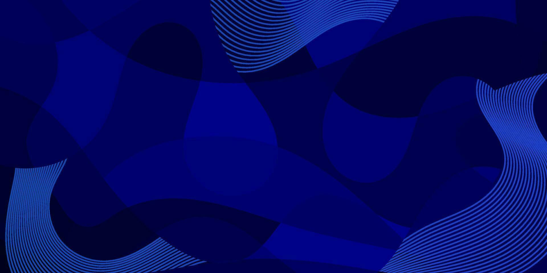 abstract dark blue dynamic background with lines vector