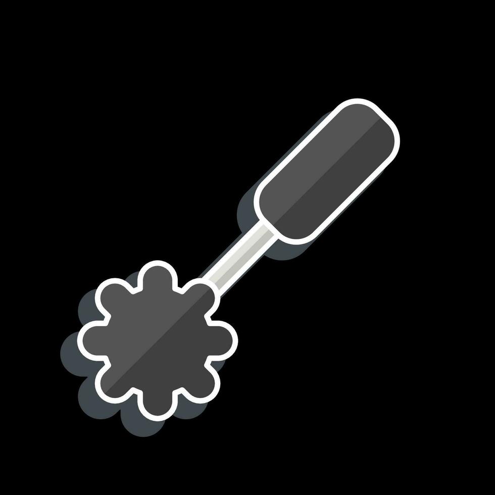 Icon Toilet Brush 2. related to Cleaning symbol. glossy style. simple design editable. simple illustration vector