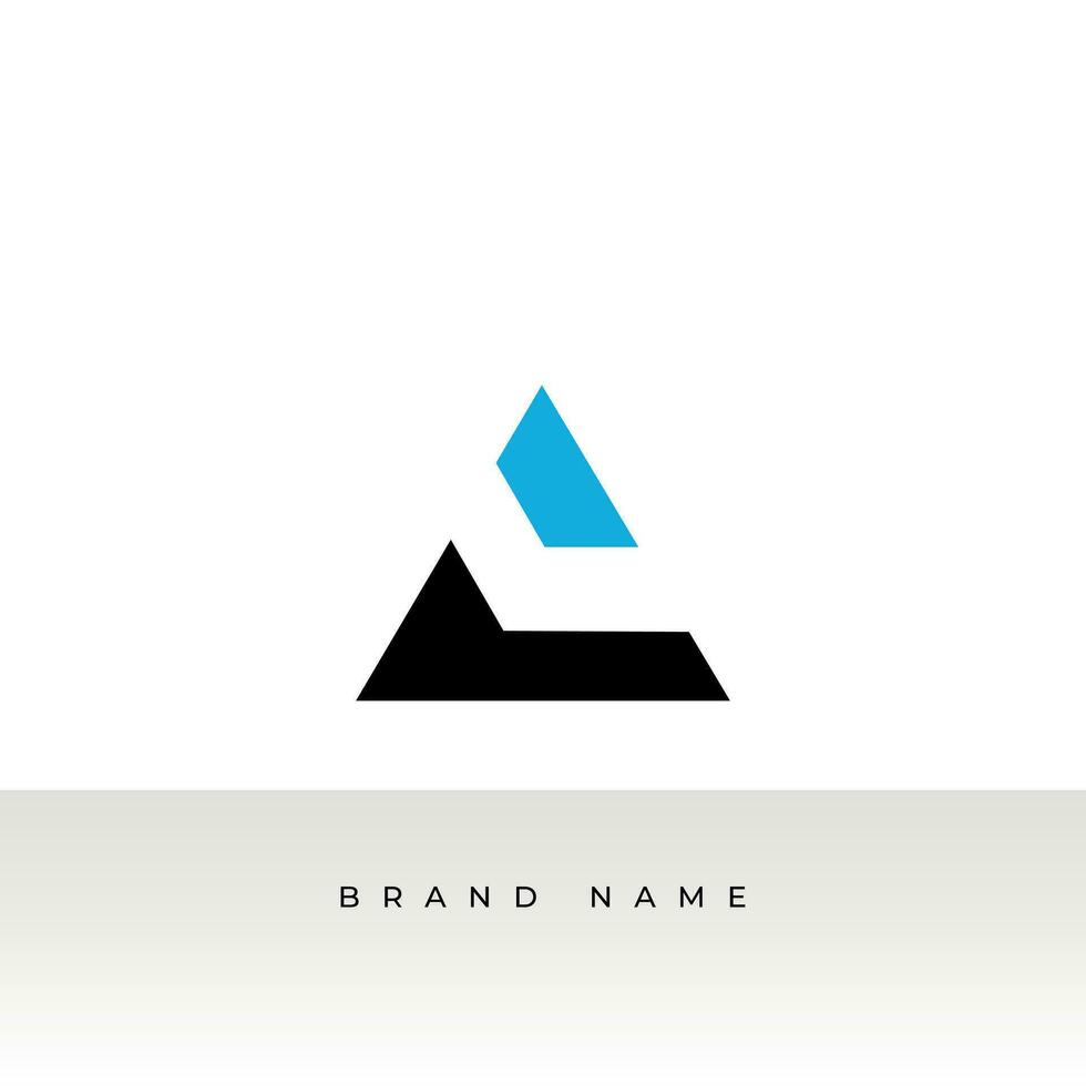 Initial letters A logo template design in Multiple shape. Logo icon design template elements. Monogram. Linear logo. Simple vector sign illustration in a modern style.