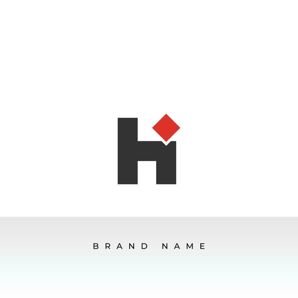 Initial letters H logo template design in Multiple shape. Logo icon design template elements. Monogram. Linear logo. Simple vector sign illustration in a modern style.